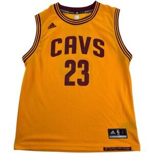 Lebron James Cleveland Cavaliers Adidas NBA Boys Large Jersey Basketball #23